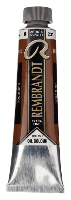 Rembrandt Peinture à l'huile Ocre Or 231 40 ml Rembrandt Peinture à l'huile Ocre Or 231 40 ml