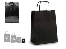 Pincello Sac en Papier Noir Mini 31 x 18 x 0.2 cm (Set de 150)