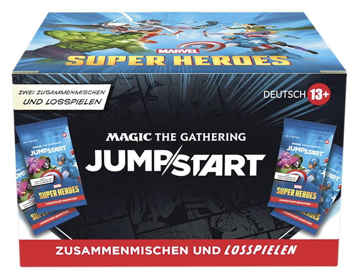 Wizards of the Coast Magic the Gathering Marvel Super Heroes Présentoir Boosters Jumpstart (24) Allemand