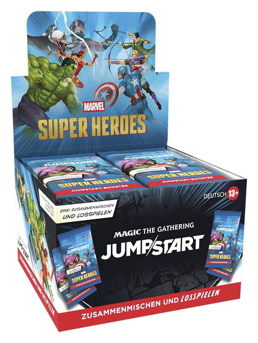 Wizards of the Coast Magic the Gathering Marvel Super Heroes Présentoir Boosters Jumpstart (24) Allemand
