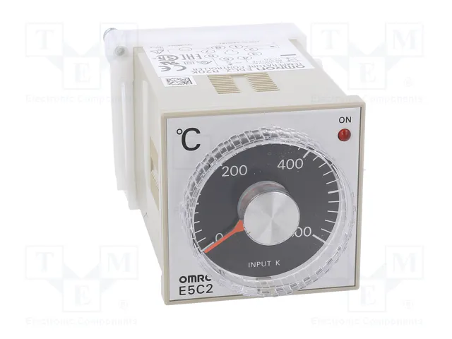 OMRON E5C2 Régulateur de température thermocouple K 0÷600°C, 200...240V AC OMRON E5C2 Régulateur de température thermocouple K 0÷600°C, 200...240V AC