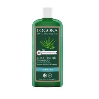 Logona Shampooing Hydratant à l'Aloe Vera 250 ml pour Cheveux Secs - Certifié Natrue - Vegan Logona Shampooing Hydratant à l'Aloe Vera 250 ml pour Cheveux Secs - Certifié Natrue - Vegan