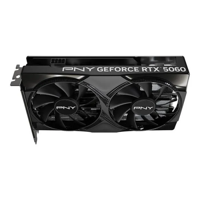 PNY - Carte Graphique NVIDIA GeForce RTX 5060 8 Go GDDR6 - Overclocked, Dual Fan, DLSS 4 - Pour Gaming 4K/8K PNY - Carte Graphique NVIDIA GeForce RTX 5060 8 Go GDDR6 - Overclocked, Dual Fan, DLSS 4 - Pour Gaming 4K/8K