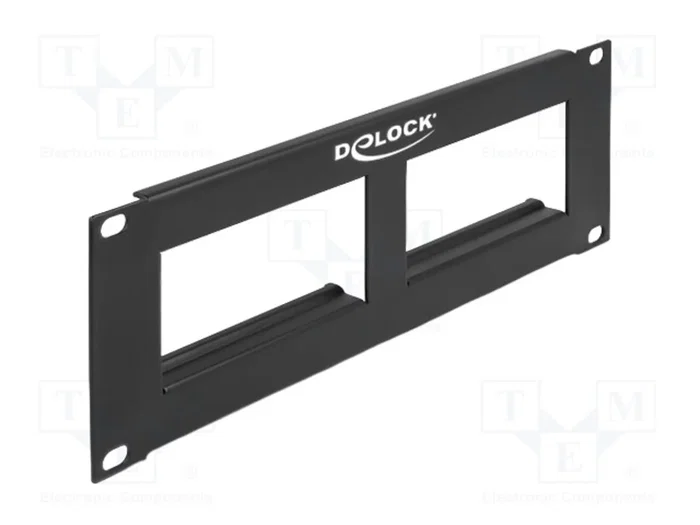 DELOCK Panneau de patch Easy 45 RACK 2 ports noir DELOCK Panneau de patch Easy 45 RACK 2 ports noir