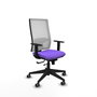 Piqueras y Crespo Chaise de Bureau Horna Lila et Blanc
