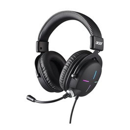 Acer Nitro NHW200 Casque Gaming Filaire Noir - Connecteur 3.5mm, Haut-parleurs 50mm, Micro Omnidirectionnel