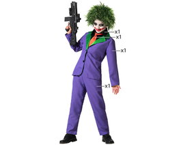 atosa Déguisement de Clown Violet avec Veste pour Enfant
