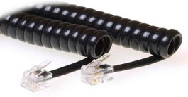 MicroConnect Câble téléphonique RJ10-RJ10 4m Noir M/M