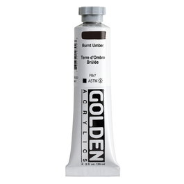 Golden Heavy Body Couleur Acrylique Terre d'Ombre Brûlée 59 ml