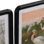 DKD Home Decor Cadre Oiseaux Noir Verre et Bois MDF 40 x 50 x 1,8 cm (Lot de 6)