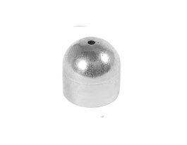 Innspiro Capuchon métallique argenté 8x8mm, 10u.