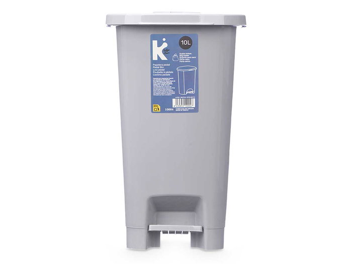 ARTE REGAL Poubelle à Pédale 10L Gris
