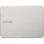 Toshiba Canvio Flex - Disque dur externe HDD portable 2 To USB 3.0 et USB-C, argent chaud