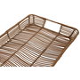 Jeux de plateaux Home ESPRIT Naturel Métal 44 x 32 x 6 cm (3 Unités)