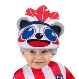 My Other Me Disfraz bebé (gorro) indi - Déguisement pour bébé (bonnet) indien taille unique 1-2 ans rouge à partir de 12 mois