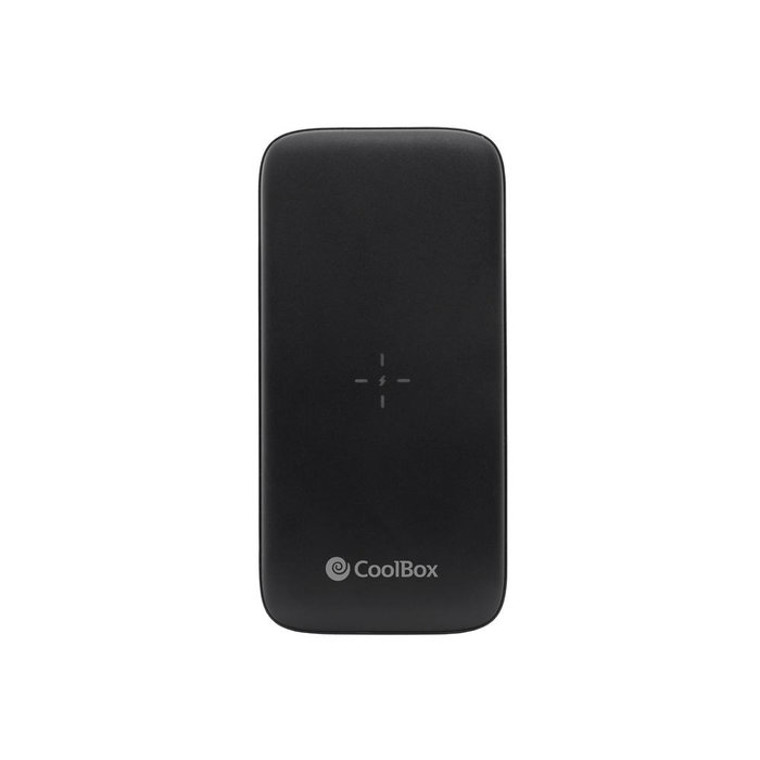 Coolbox Powerbank Qi 10000mAh Noir Batterie Externe Portative