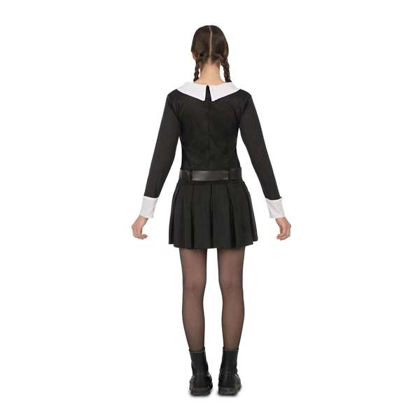 My Other Me Déguisement Fille Sinistre Taille S - Costume pour enfant avec robe et ceinturon en 100% polyester, âge recommandé jusqu'à 14 ans My Other Me Déguisement Fille Sinistre Taille S - Costume pour enfant avec robe et ceinturon en 100% polyester, âge recommandé jusqu'à 14 ans
