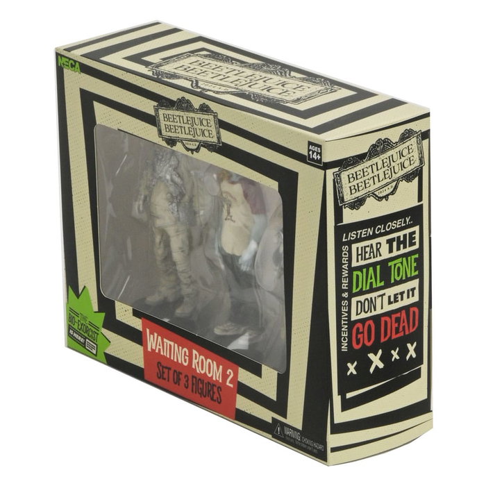 Beetlejuice Beetlejuice pack 3 figurines Waiting Room 2 10 cm Beetlejuice Beetlejuice pack 3 figurines Waiting Room 2 10 cm
