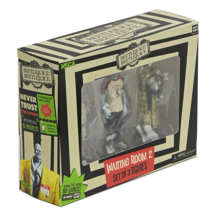 Beetlejuice Beetlejuice pack 3 figurines Waiting Room 2 10 cm Beetlejuice Beetlejuice pack 3 figurines Waiting Room 2 10 cm