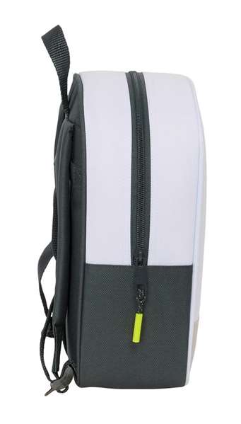 Safta Mochila Guarderia Adapt.Carro Real Madrid Equip. 25/26 - Sac à dos de crèche adaptable au chariot, 22x27x10 cm