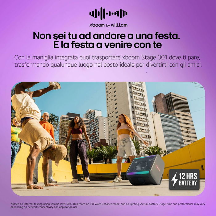 Haut-parleurs LG STAGE 301 120 W Noir