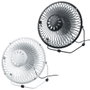 Jet Lag Ventilateur USB en métal de 18 cm