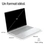 HP OmniBook 3 16-by0041nfx - Écran 16 pouces 2K - Ryzen 5 - 8 Go RAM - 256 Go SSD
