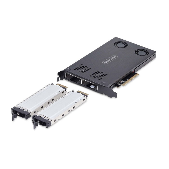 Adaptateur pour Disque Dur Startech 2M2-REMOVABLE-PCIE Noir