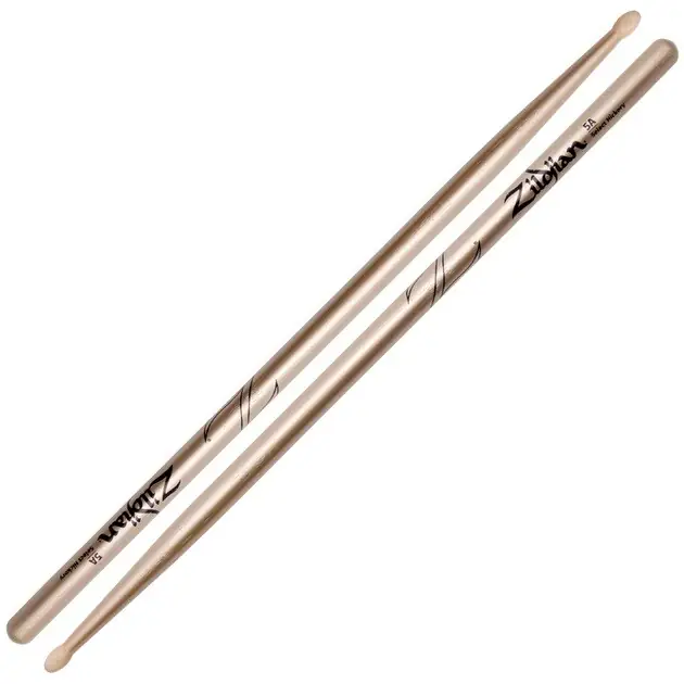 Zildjian Baquetas 5A Hickory Chroma Doré pour Batterie