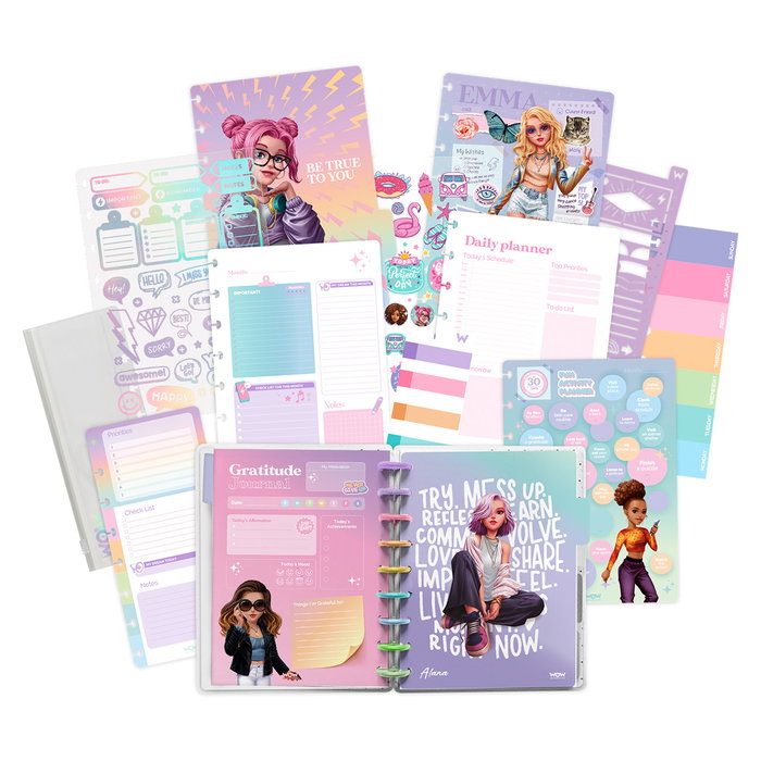 Wow Generation Agenda Annuel avec Activités Organisateur Enfant Age 3 ans et plus Modèle WOW00083