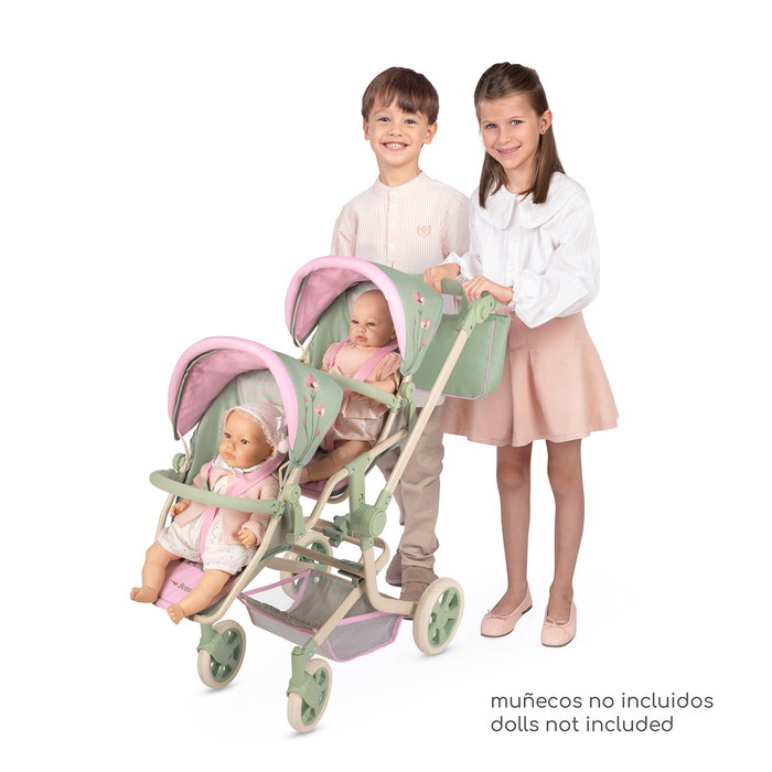 Decuevas Chaise Jumelle Pliable Botanic Multiposition pour Poupées