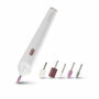 Medisana Kit de manucure et pédicure sans fil MP 900, Blanc