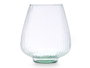 GIFTDECOR Vase en verre recyclé rayé 25 cm