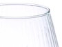 GIFTDECOR Vase en verre recyclé rayé 25 cm