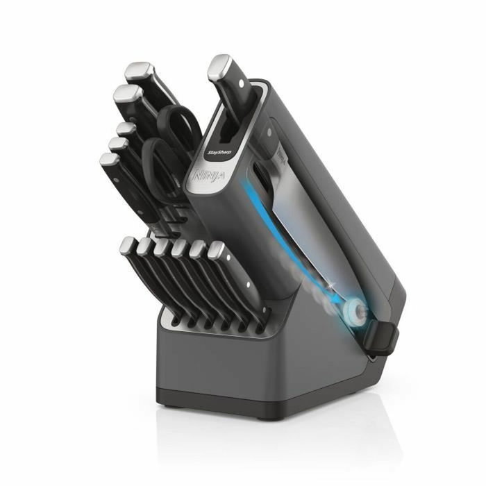 Ninja Jeu de 14 couteaux StaySharp - Acier inoxydable allemand - K62014EUUK Ninja Jeu de 14 couteaux StaySharp - Acier inoxydable allemand - K62014EUUK
