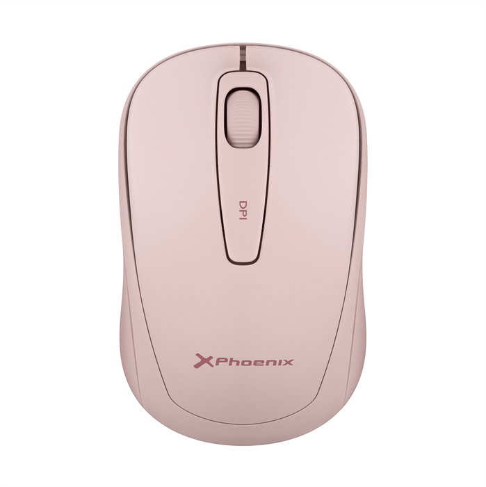 Phoenix technologies M250 Souris Sans Fil 2.4 GHz, Silent Click, 800/1200/1600 DPI, Rose Phoenix technologies M250 Souris Sans Fil 2.4 GHz, Silent Click, 800/1200/1600 DPI, Rose