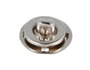Innspiro Lot de 5 Fermoirs Tourniquet Ovales Zamak Nickel 33x21 mm
