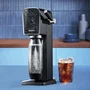 Sodastream Machine à soda et eau pétillante ART Marbre - 1 bouteille 1L lave-vaisselle + recharge gaz 60L