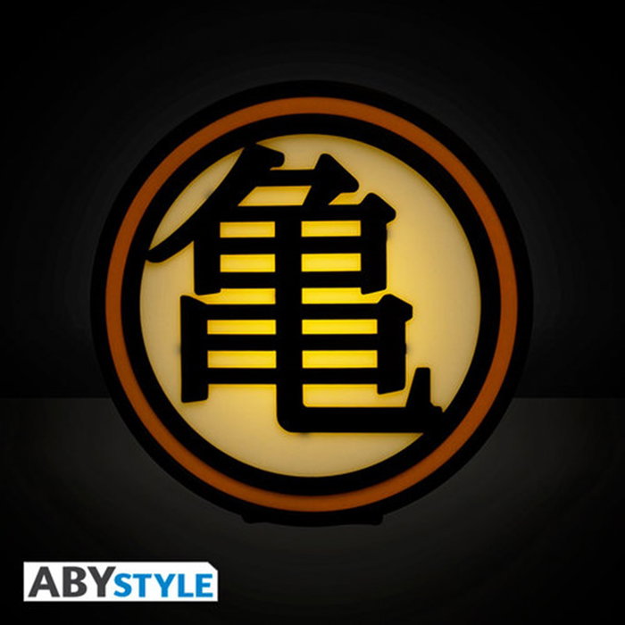 Abystyle Lampe Dragon Ball Kame Symbol LED Portable avec Accroches Murales - 17x17,4x6cm