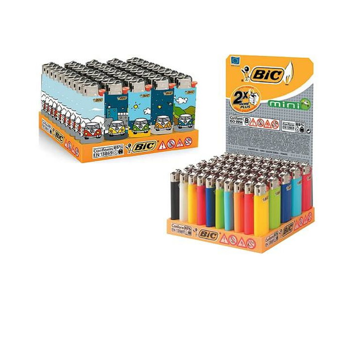 Allume Bic mini j25 Multicouleur 50 Unités Allume Bic mini j25 Multicouleur 50 Unités