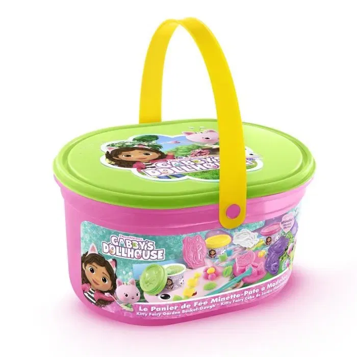 Canal Toys GAB 021 - Gabby et la Maison Magique - Kit de Pâte à Modeler Le Panier de Fée Minette avec Moule - Création de Jardin - À Partir de 3 Ans Canal Toys GAB 021 - Gabby et la Maison Magique - Kit de Pâte à Modeler Le Panier de Fée Minette avec Moule - Création de Jardin - À Partir de 3 Ans