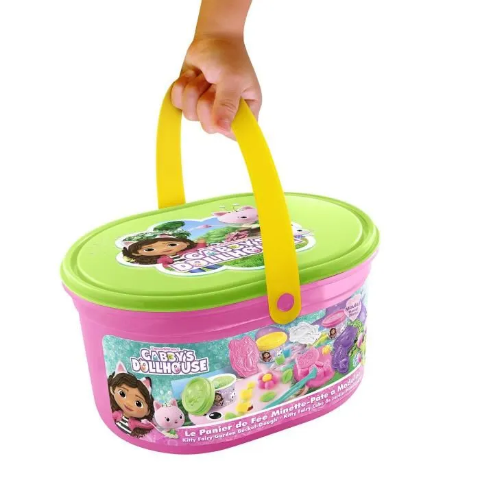 Canal Toys GAB 021 - Gabby et la Maison Magique - Kit de Pâte à Modeler Le Panier de Fée Minette avec Moule - Création de Jardin - À Partir de 3 Ans Canal Toys GAB 021 - Gabby et la Maison Magique - Kit de Pâte à Modeler Le Panier de Fée Minette avec Moule - Création de Jardin - À Partir de 3 Ans