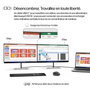HP Moniteur Série 7 Pro 724pu 24 pouces WUXGA Argent