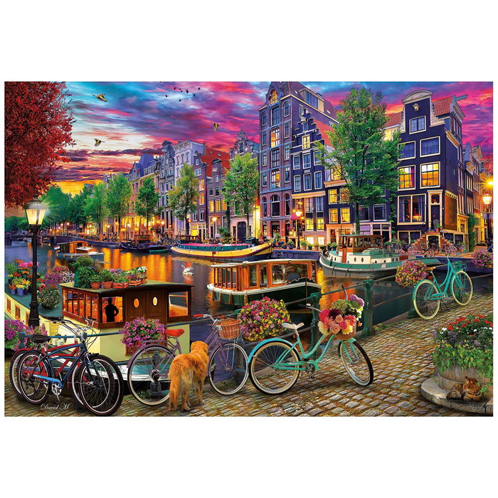 Educa Puzzle 6000 Pièces Adultes - Motif Bicylettes à Amsterdam (Réf. 20330) - Dès 14 Ans Educa Puzzle 6000 Pièces Adultes - Motif Bicylettes à Amsterdam (Réf. 20330) - Dès 14 Ans