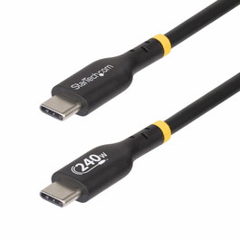 StarTech.com Câble USB-C 1m 240W EPR Power Delivery 3.1 avec Charge Rapide, Noir