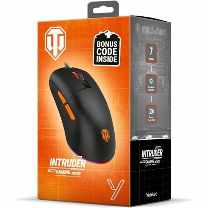 Yenkee INTRUDER YMS WT200 Souris gaming sans fil Noir