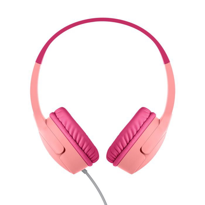 Belkin SoundForm Mini On-Ear Headphones pour enfants, Rose