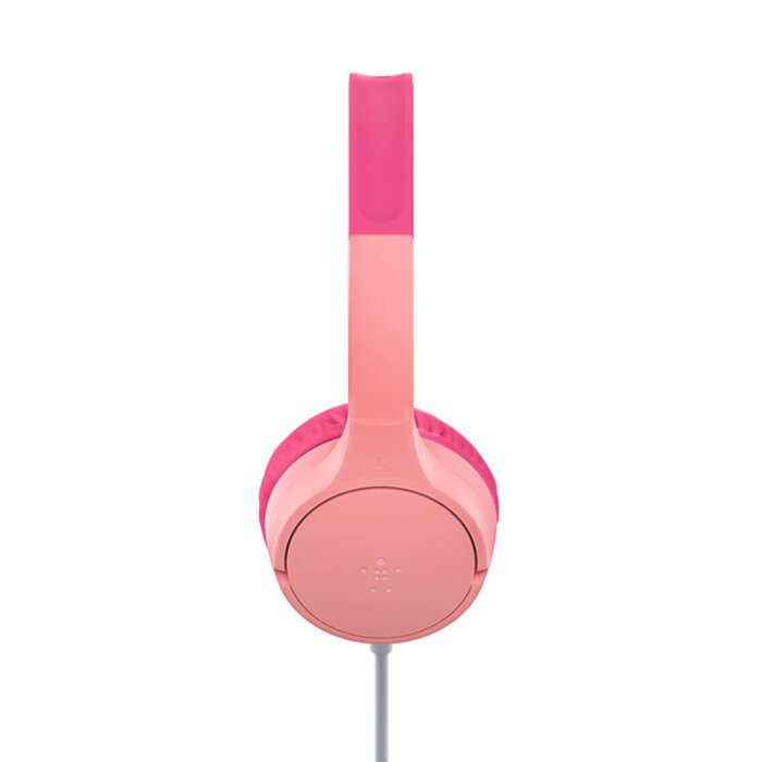 Belkin SoundForm Mini On-Ear Headphones pour enfants, Rose