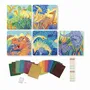 Sycomore - Stick'N Fun - Coffret de mosaïques autocollantes Dinosaures avec 1500 stickers mousse et joyaux - 5 tableaux décoratifs à partir de 5 ans
