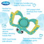 Playgro Mordedor Pop And Chew 0188760 Tortue Explosive en Silicone avec Action Pop pour Bébé - Multilingue